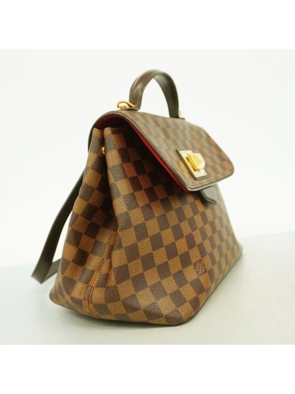 Louis Vuitton Handbag Damier Bergamo MM Ebene 2-Way